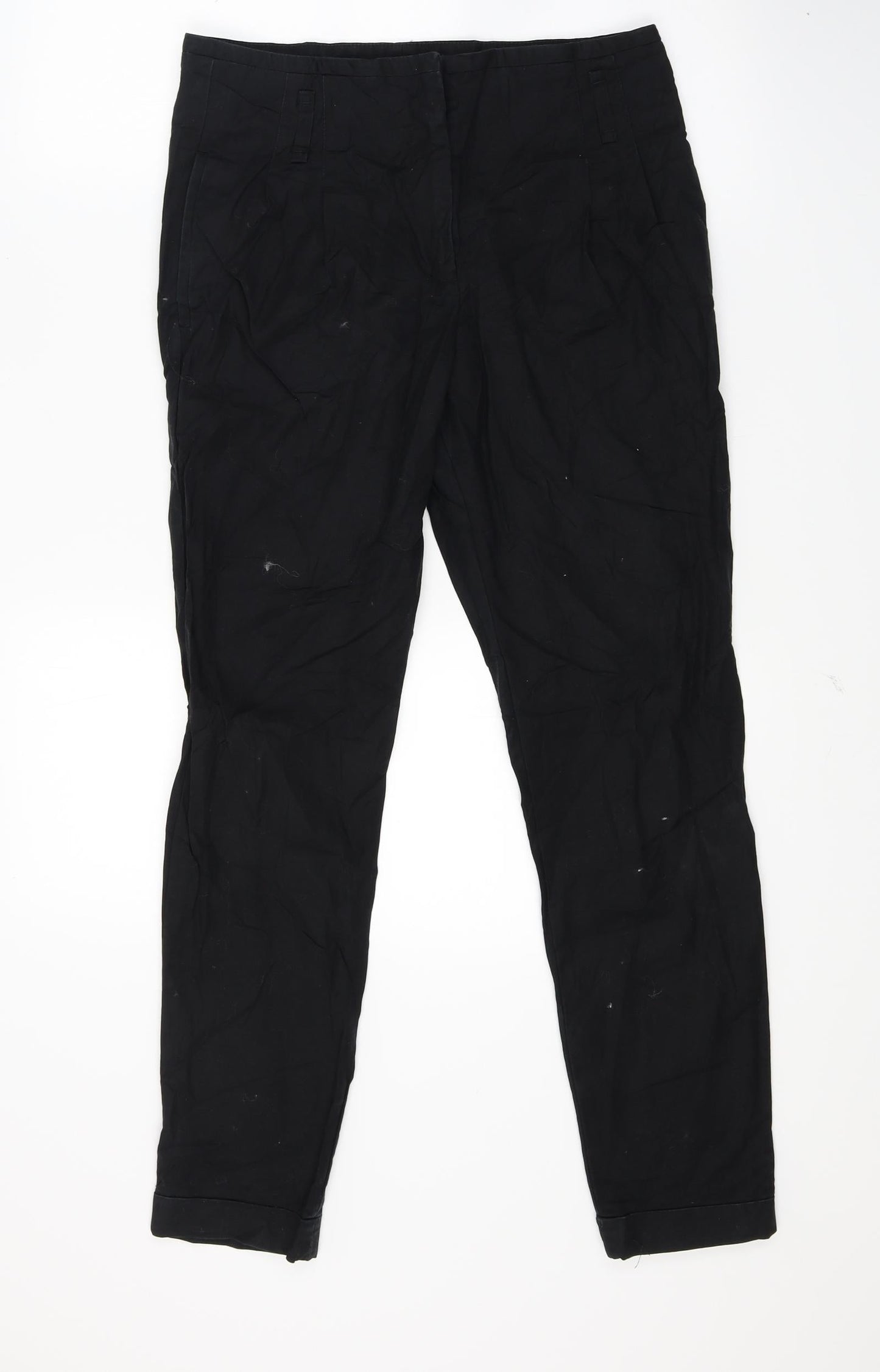 Womens UK Size 28 in Preworn Regular Fit  Black Trousers