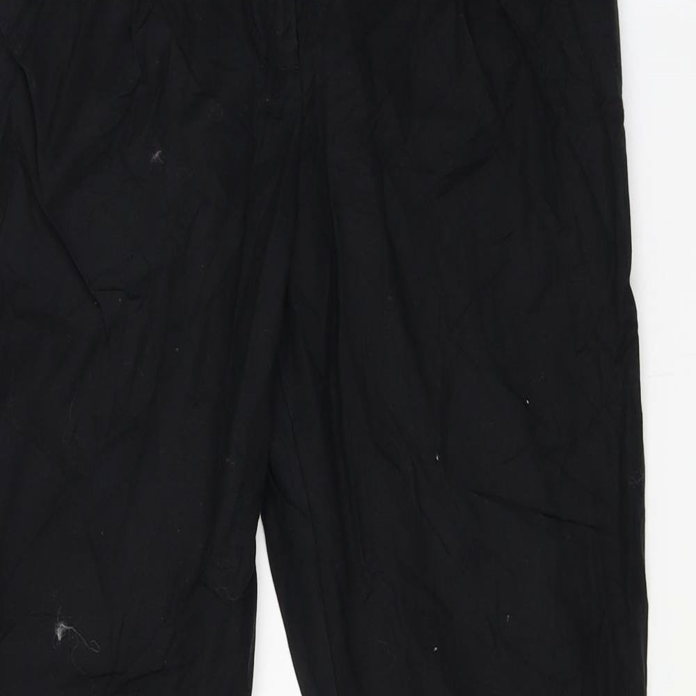 Womens UK Size 28 in Preworn Regular Fit  Black Trousers