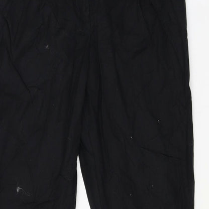Womens UK Size 28 in Preworn Regular Fit  Black Trousers