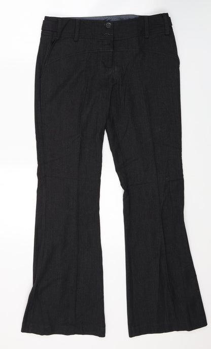 New Look Womens Black   Trousers  Size 12 L29 in