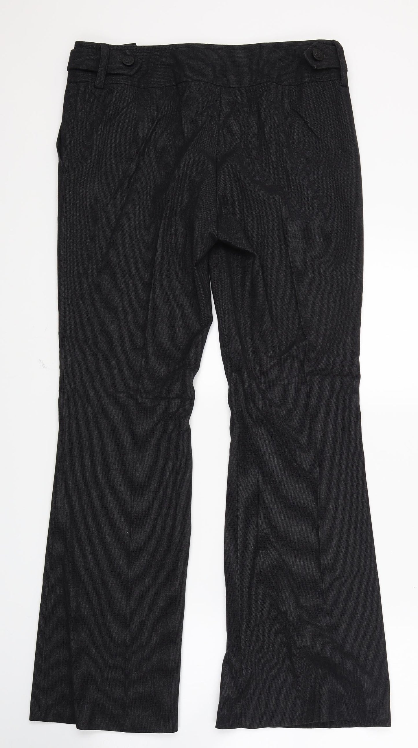 New Look Womens Black   Trousers  Size 12 L29 in