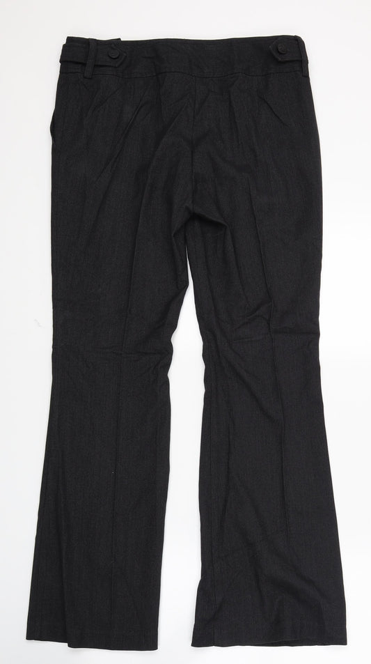 New Look Womens Black   Trousers  Size 12 L29 in