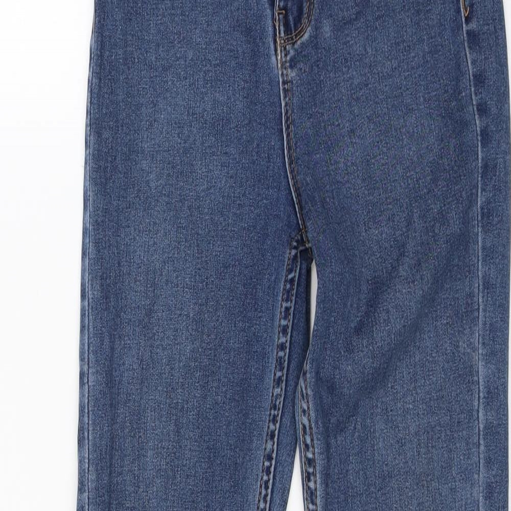 New Look Womens Blue  Denim Skinny Jeans Size 6 L26 in