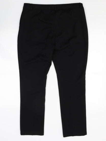Womens UK Size 14 Marks and Spencer Regular Fit  Black Trousers