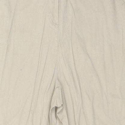 Womens UK Size 16 Peacocks Regular Fit Chino Beige Trousers