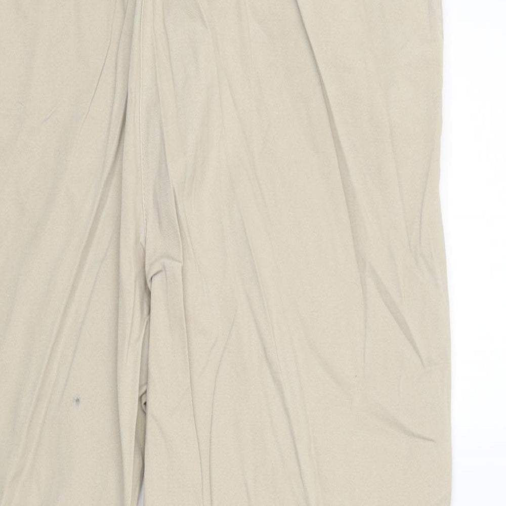 Womens UK Size 16 Peacocks Regular Fit Chino Beige Trousers