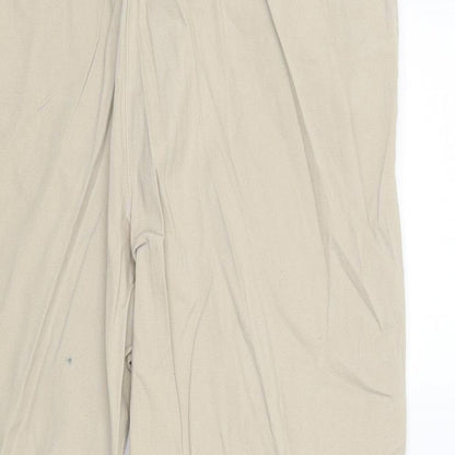 Womens UK Size 16 Peacocks Regular Fit Chino Beige Trousers