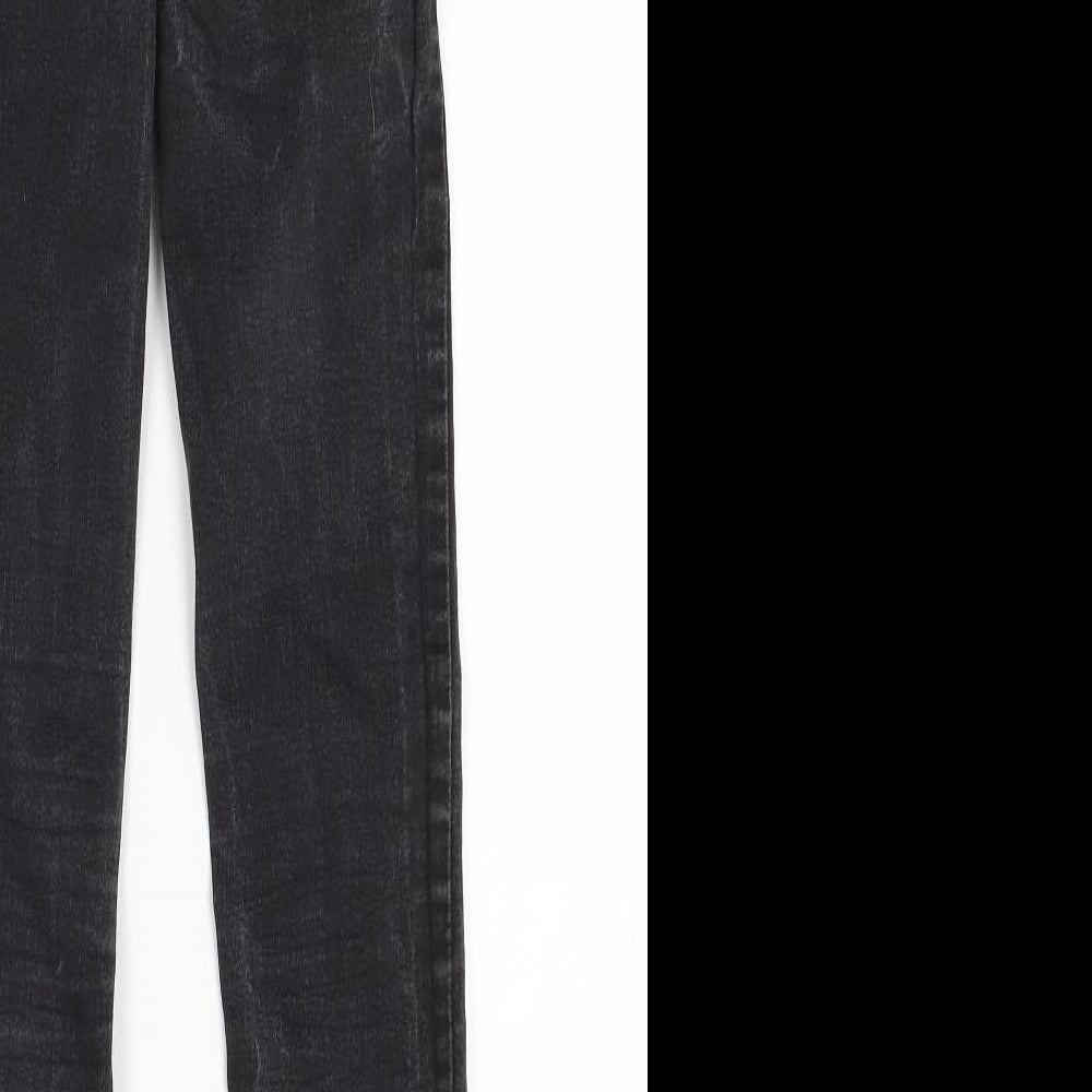 New Look Womens Black  Denim Jegging Jeans Size 8 L25 in