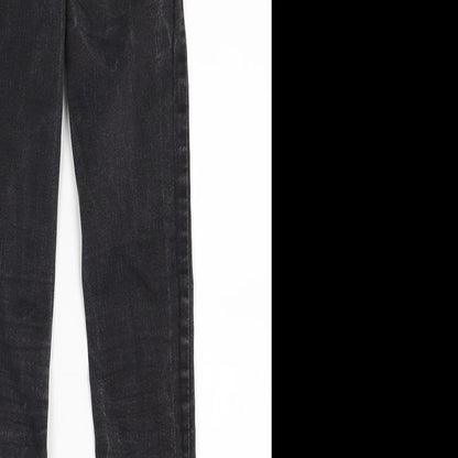 New Look Womens Black  Denim Jegging Jeans Size 8 L25 in