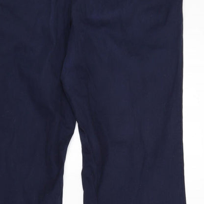 Womens UK Size 16 Jackpot Regular Fit Chino Blue Trousers