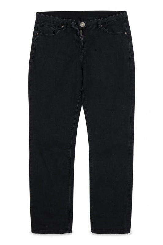 Womens UK Size 12 M&Co Regular Fit Skinny Black Jeans