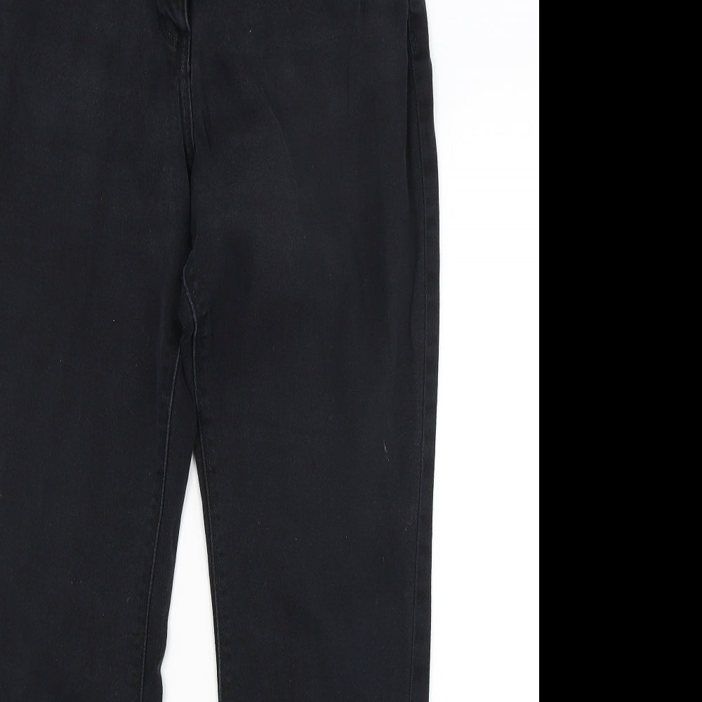 M&Co Womens Black  Denim Skinny Jeans Size 12 L20 in