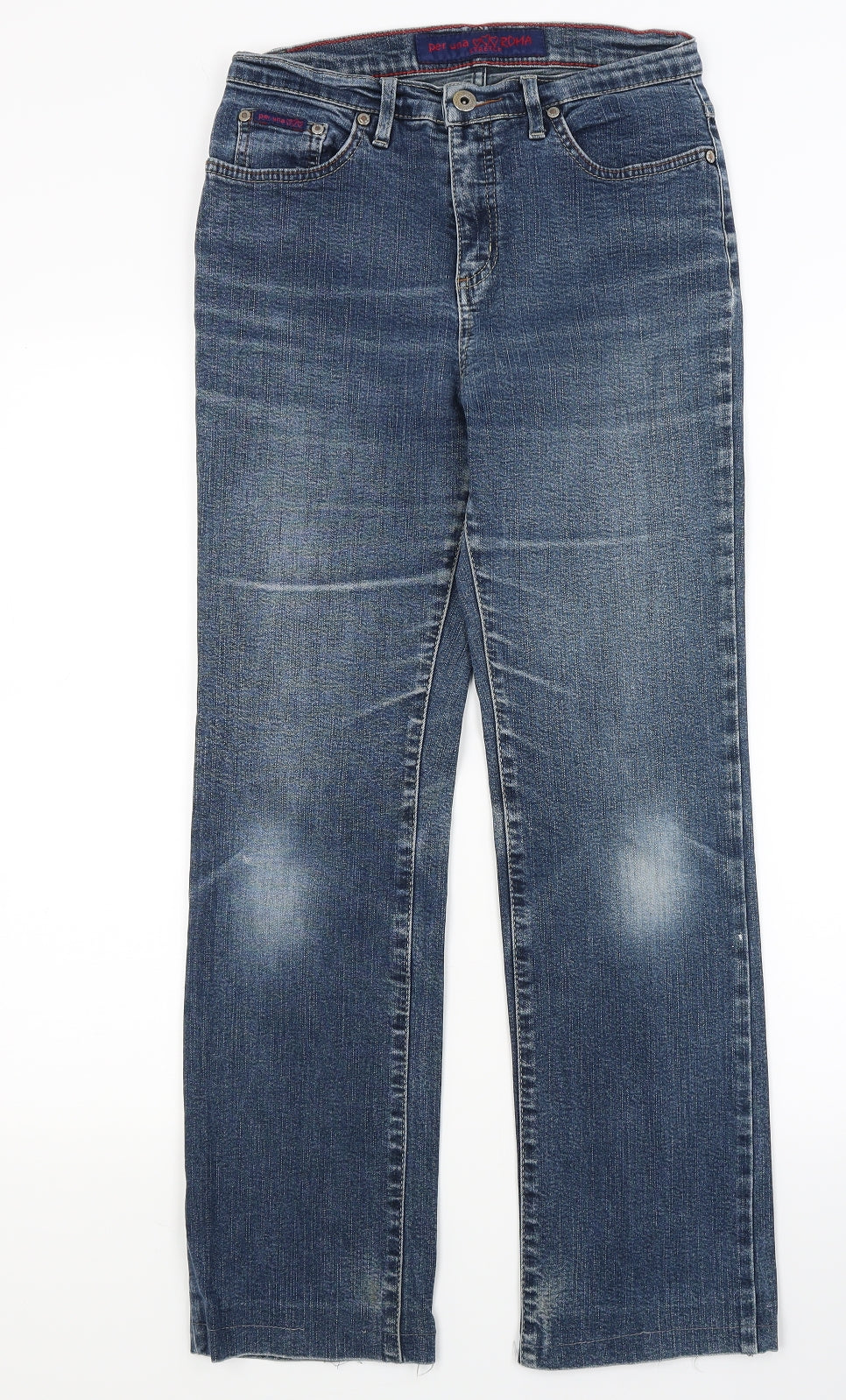 Peruna Womens Blue  Denim Skinny Jeans Size 8 L26 in