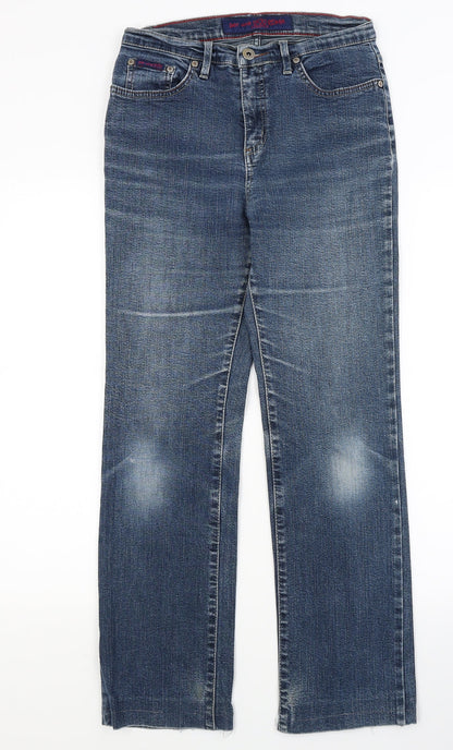 Peruna Womens Blue  Denim Skinny Jeans Size 8 L26 in