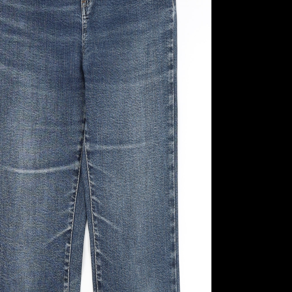 Peruna Womens Blue  Denim Skinny Jeans Size 8 L26 in