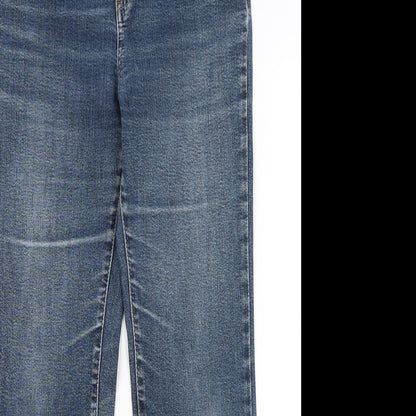 Peruna Womens Blue  Denim Skinny Jeans Size 8 L26 in
