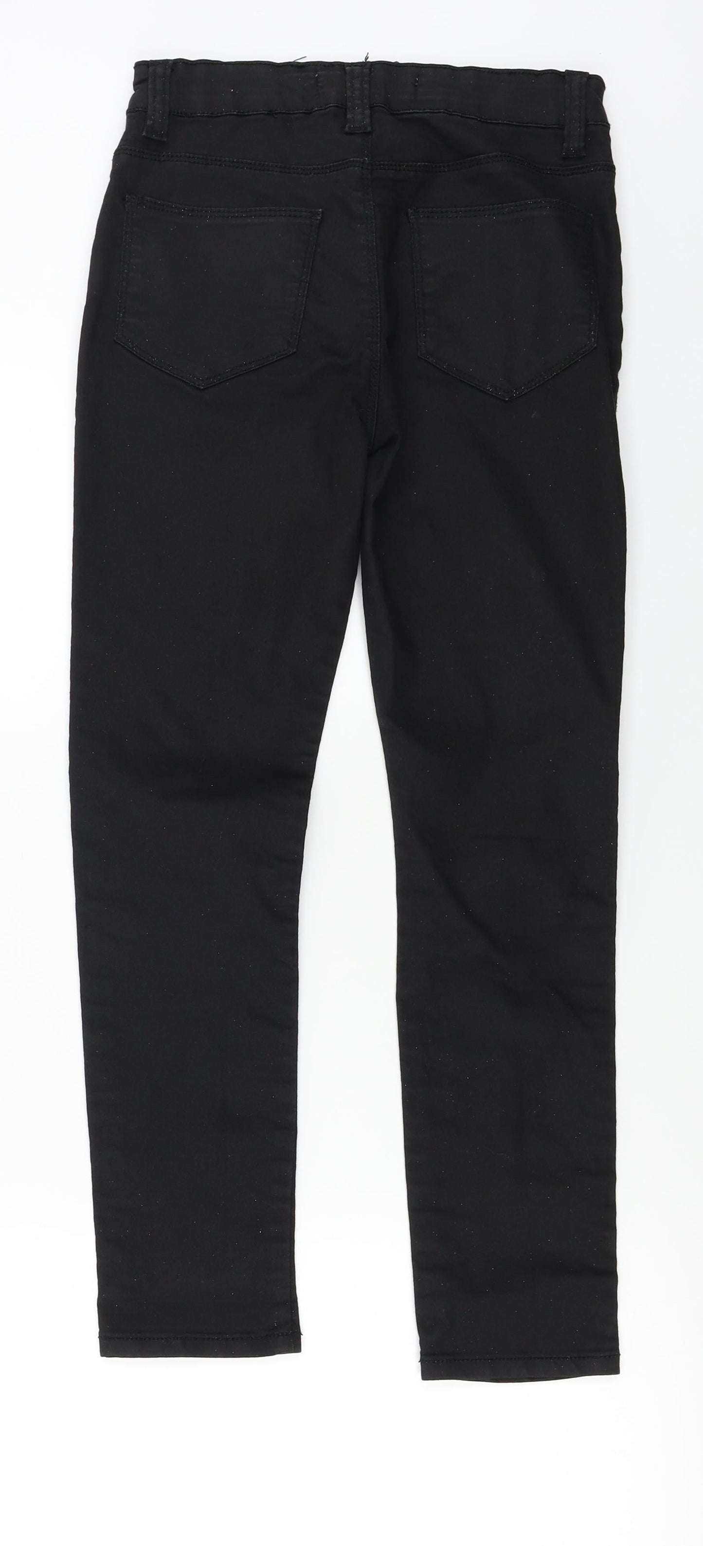 denim co Girls Black   Skinny Jeans Size 10-11 Years