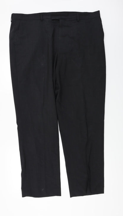 Preworn Mens Black   Trousers  Size 42 in L28 in