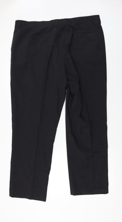 Preworn Mens Black   Trousers  Size 42 in L28 in