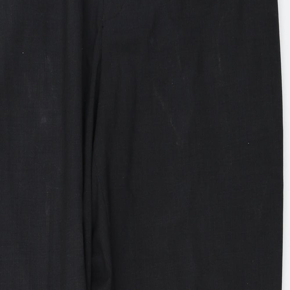 Preworn Mens Black   Trousers  Size 42 in L28 in