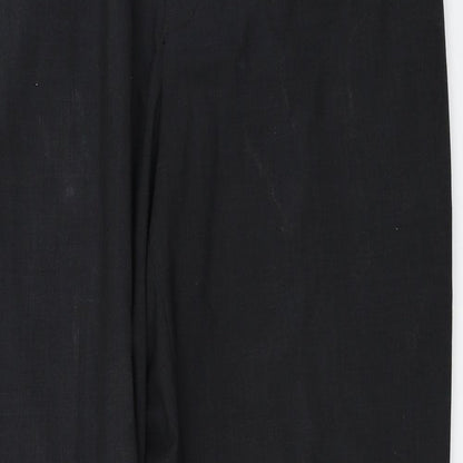 Preworn Mens Black   Trousers  Size 42 in L28 in