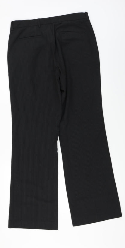 Womens UK Size 32 in Preworn Regular Fit  Black Trousers
