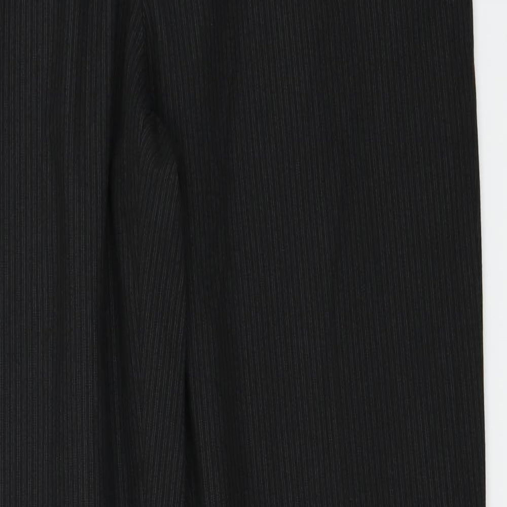 Womens UK Size 32 in Preworn Regular Fit  Black Trousers