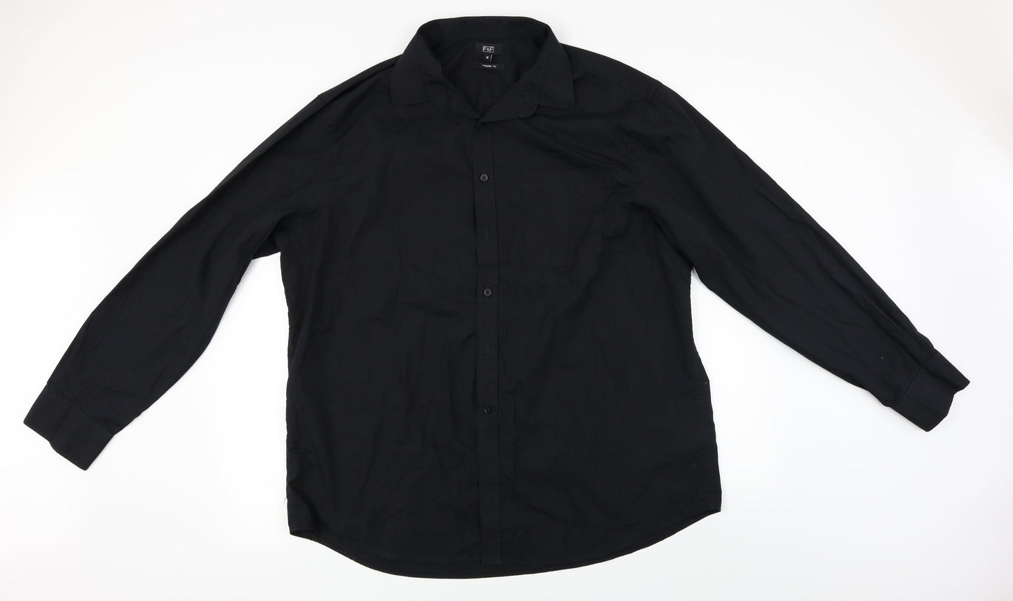 F&F  Womens Black   Basic Button-Up Size 18