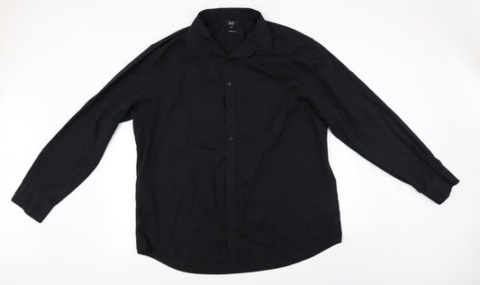 F&F  Womens Black   Basic Button-Up Size 18