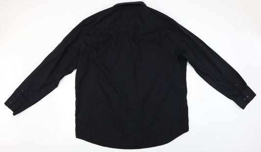 F&F  Womens Black   Basic Button-Up Size 18