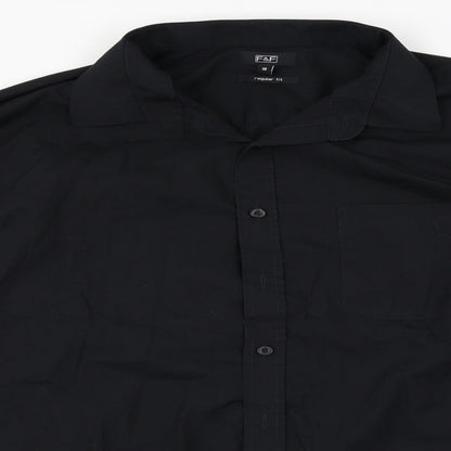 F&F  Womens Black   Basic Button-Up Size 18