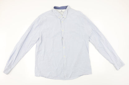 Womens UK Size XL Easy Blue Basic Button-Up