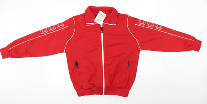 Stanno.com  Mens Red   Full Zip Jumper Size S