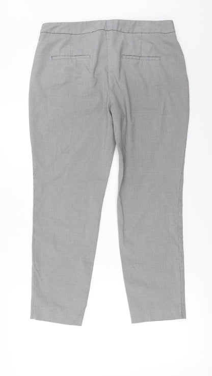 Womens UK Size 32 in Zara Regular Fit  Grey Trousers