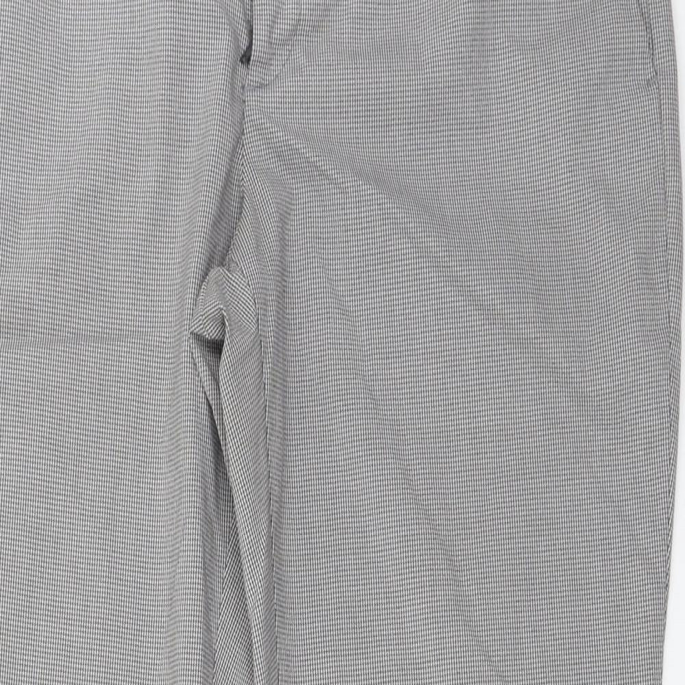 Womens UK Size 32 in Zara Regular Fit  Grey Trousers