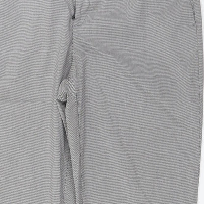 Womens UK Size 32 in Zara Regular Fit  Grey Trousers