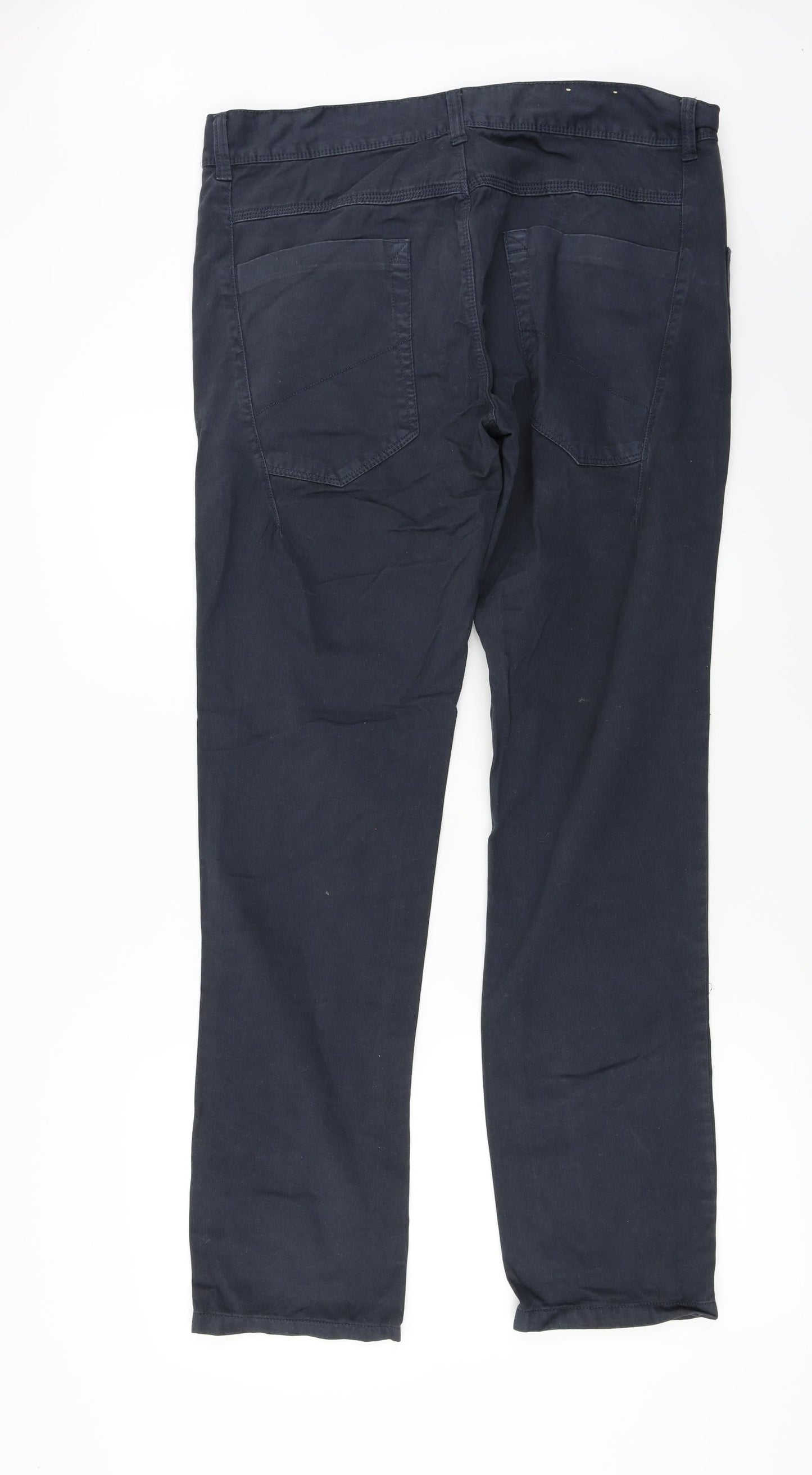 Womens UK Size 30 in Denim & Co. Regular Fit  Blue Trousers