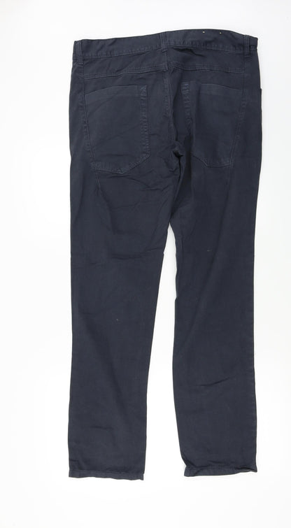Womens UK Size 30 in Denim & Co. Regular Fit  Blue Trousers
