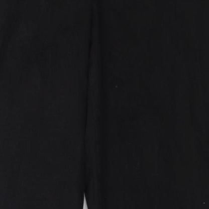 Studio Womens Black   Trousers  Size 10 L25 in