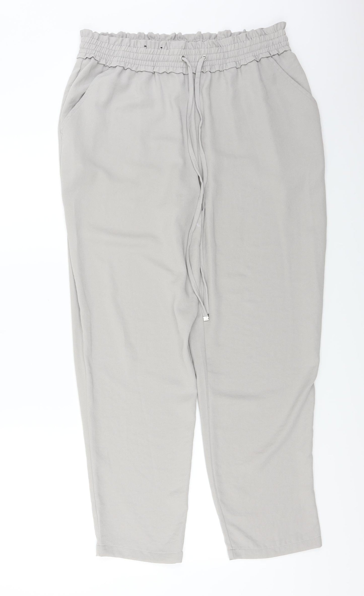 New Look  Womens Grey   Trousers  Size 14 L26 in