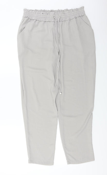New Look  Womens Grey   Trousers  Size 14 L26 in