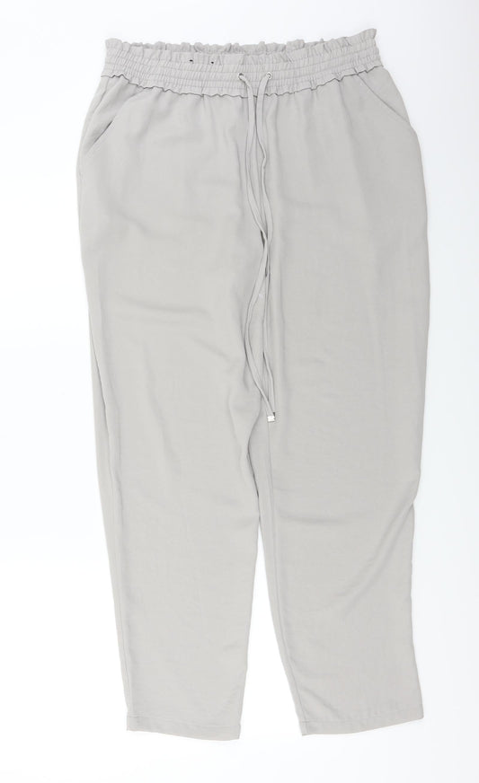 New Look  Womens Grey   Trousers  Size 14 L26 in