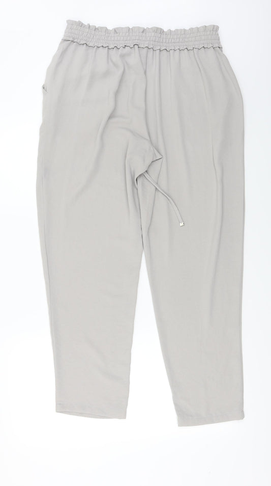 New Look  Womens Grey   Trousers  Size 14 L26 in
