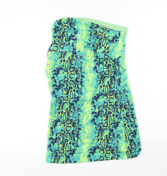 Matalan  Womens Green Animal Print  Bandage Skirt Size 14