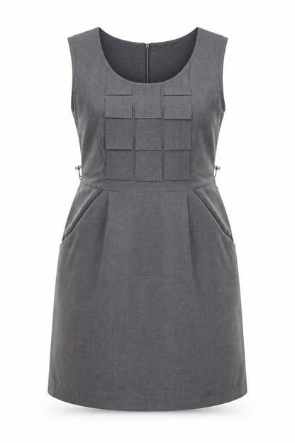 Sandra Darren  Womens Grey   A-Line  Size 12