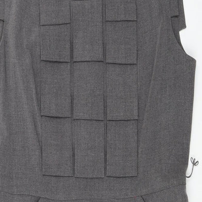 Sandra Darren  Womens Grey   A-Line  Size 12
