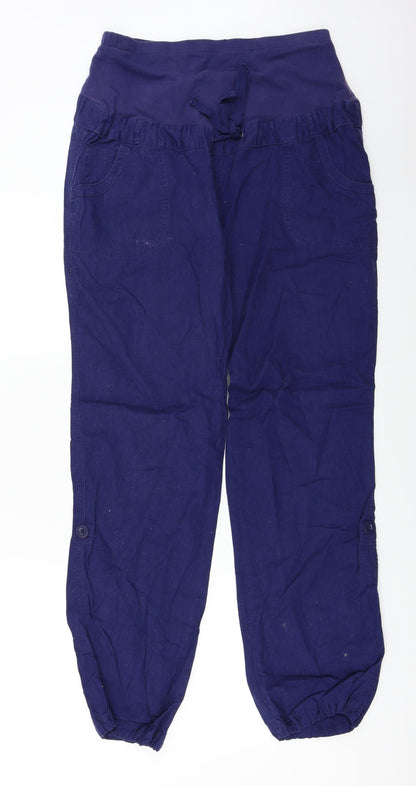 Womens UK Size 34 in EVIE Regular Fit  Blue Trousers