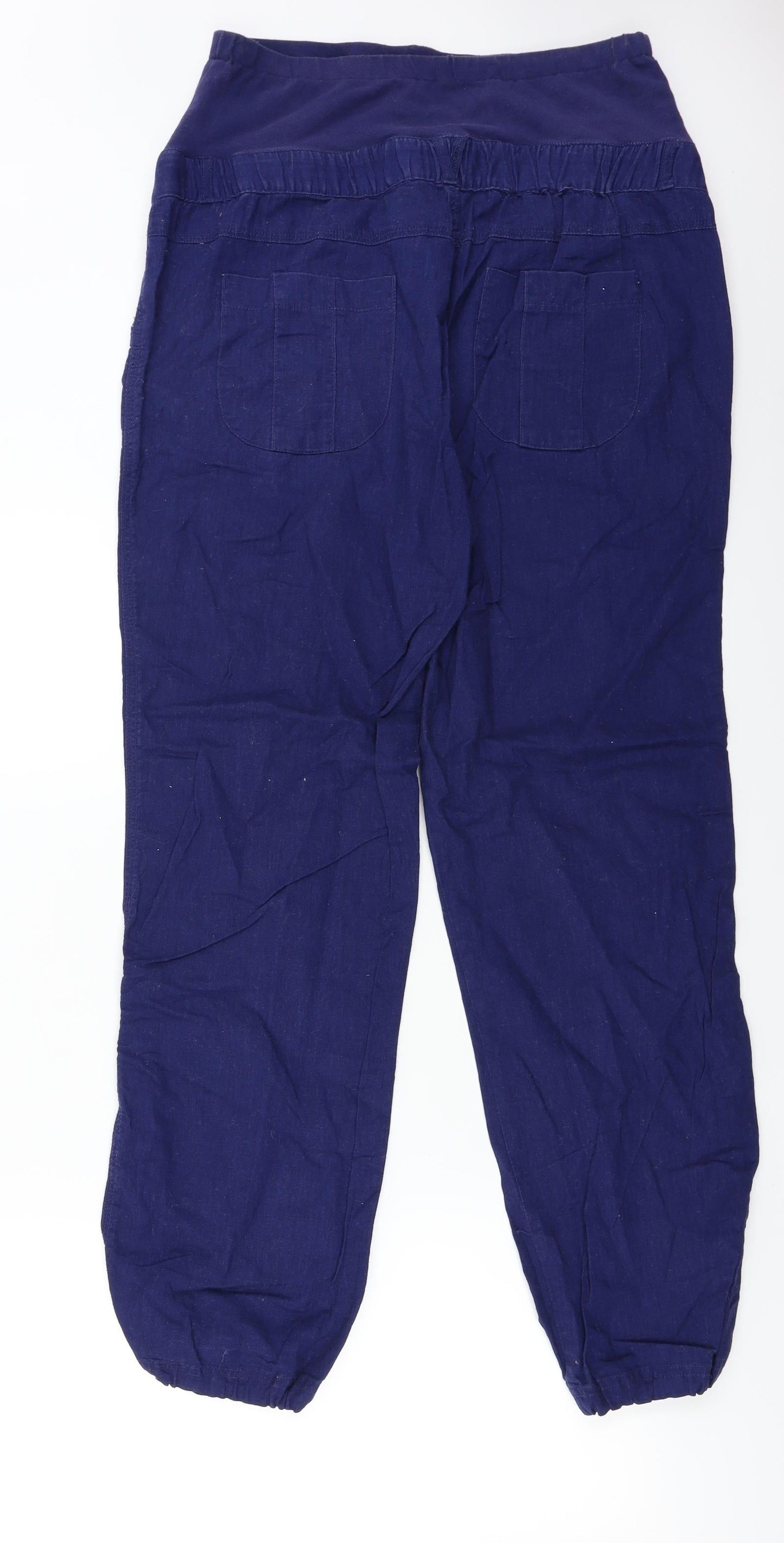 Womens UK Size 34 in EVIE Regular Fit  Blue Trousers