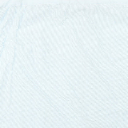Mens UK Size XL Easy Blue  Button-Up Long Sleeve Casual Shirt