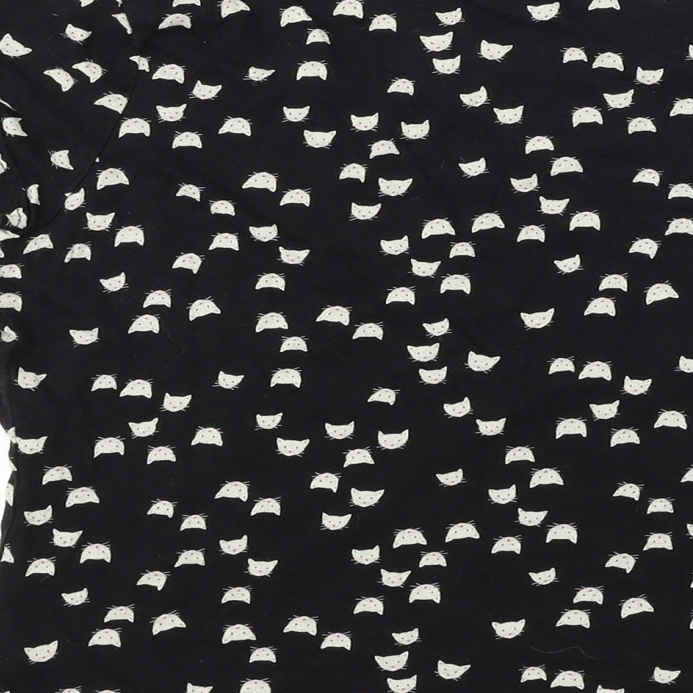 George  Womens Black   Basic T-Shirt Size 8